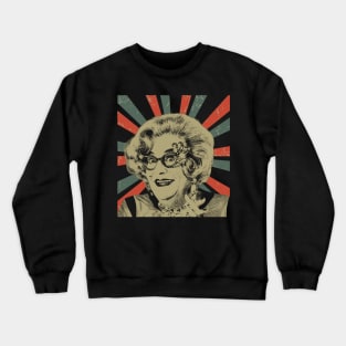 dame edna || Vintage Art Design Crewneck Sweatshirt